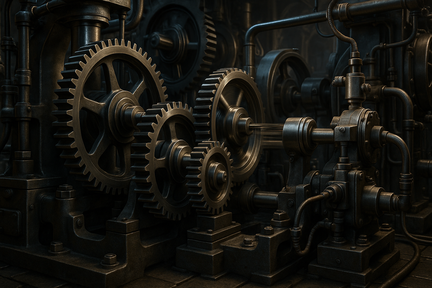 industrial gears and machinery